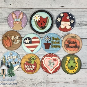 Cookie or Candy Jar Canister Interchangeable Lid Inserts
