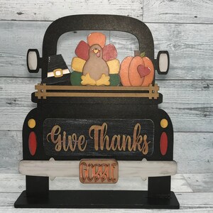 Rustic Farmhouse Truck Table Decor | Handcrafted USA Centerpiece