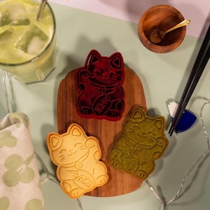Maneki-neko Cat koekjesvormpje - Gelukskat - Kawaii - Japan