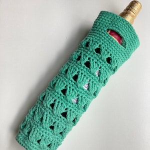 Wine bag/wine holder/wine gift bag/crochet wine cover