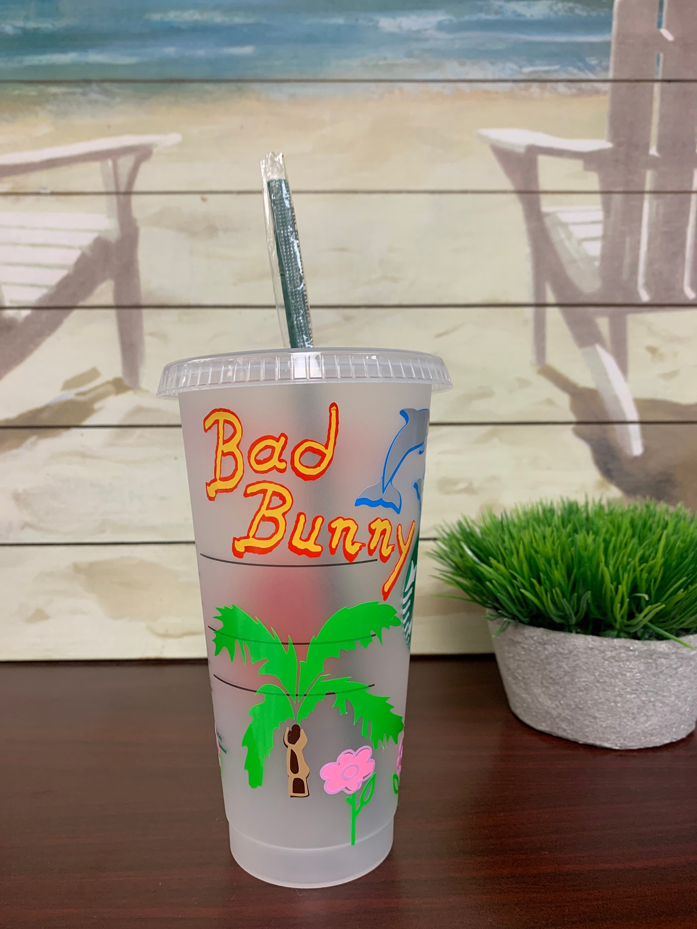 Bad Bunny - “Un Verano Sin Ti” Starbucks Cold Cup - Merch