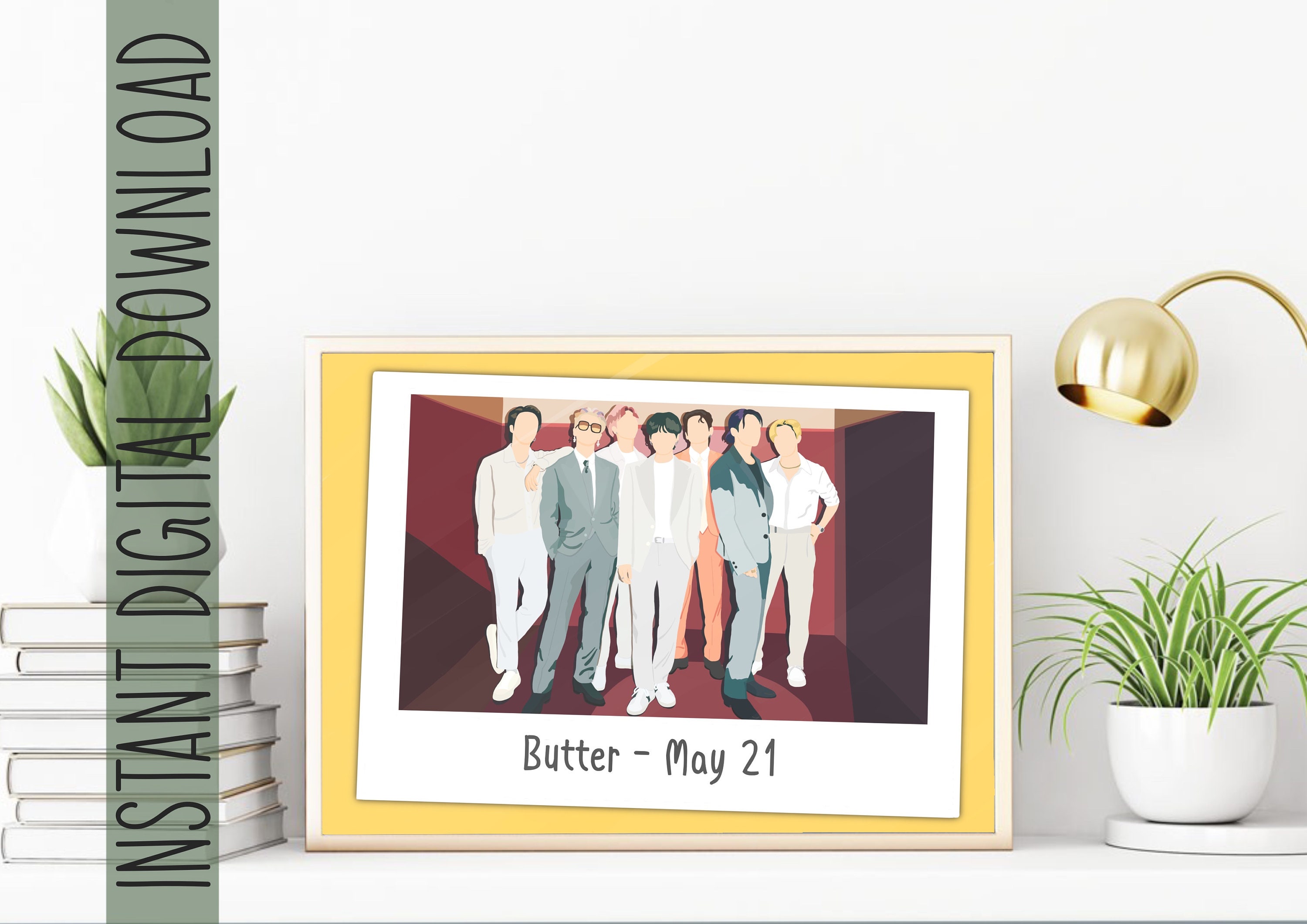 2X1 DIGITAL PRINT BTS Butter /Digital download ...