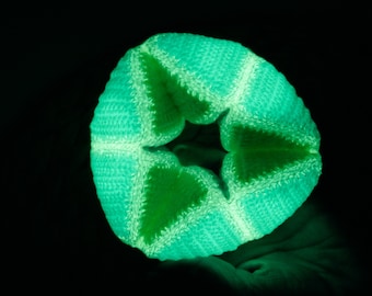 Fidget toy Spinner glow in the dark Crochet sensory toy ADHD Stim toy Stress relief toy Educational toy Flexagon baby toy