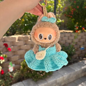Handmade Crochet Clothes for Labubu Doll – Custom Outfits &  Accessories, Crochet Tops, Dresses, and Costumes