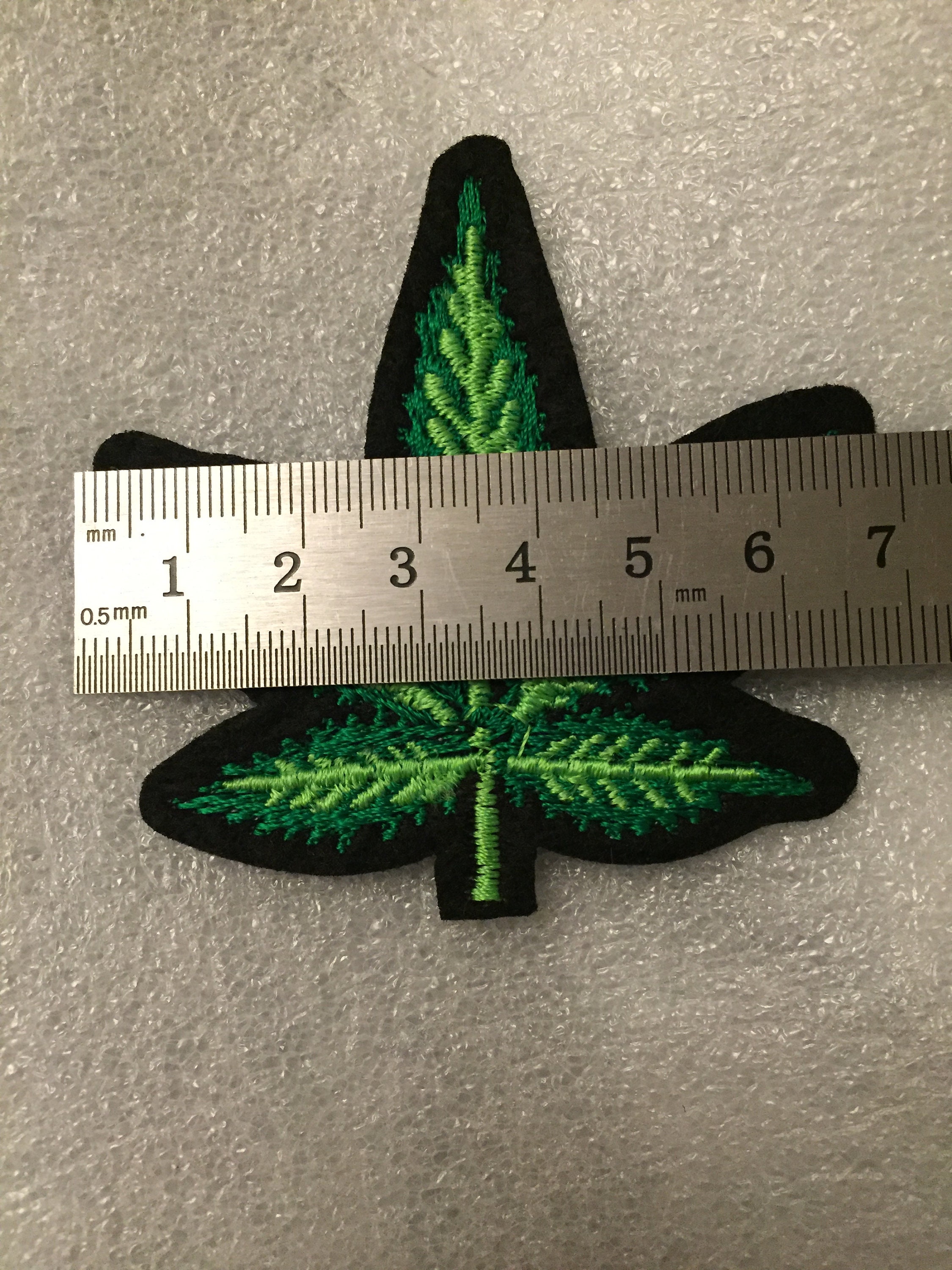 Cannabis Weed Iron on Patch Embroidered Applique Sew on Etsy UK
