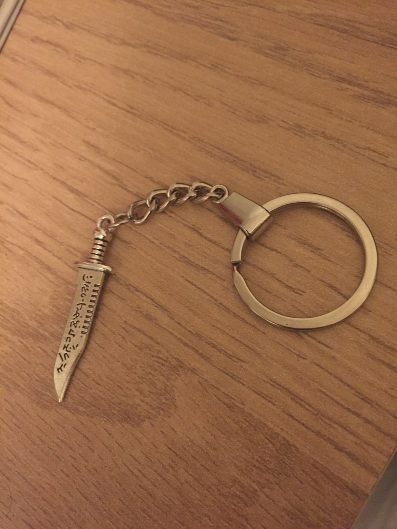 Antique Silver Colour Dagger Key Ring Dagger Keychain. Ornate Etsy