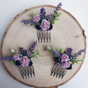 Small Flower hair comb /  Bridal hair comb / Bridesmaid hair comb