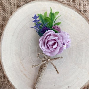 Wedding boutonniere/ Wedding Buttonhole/ Groomsmen Buttonhole/ Ladies Corsage