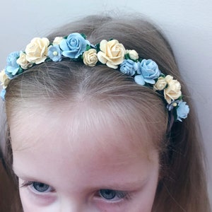 Flower girl headband / Bridesmaid Headband /Flower hairpiece
