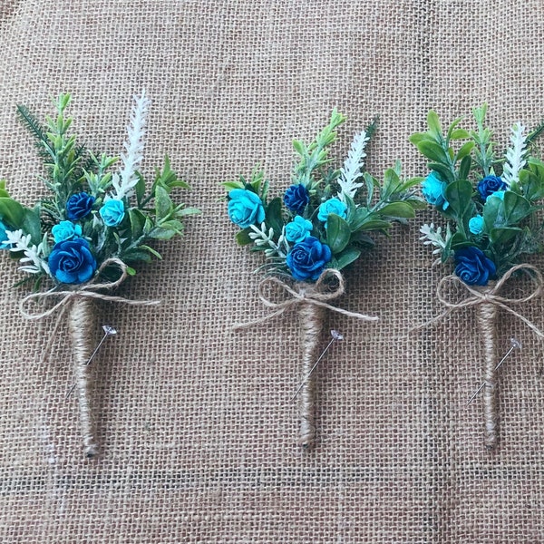 Boutonnière de mariage/ Boutonnière de mariage/ Boutonnière de garçons d'honneur/ Corsage de dames