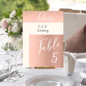 Modello numero tavolo, carta numero posto, numeri tavolo matrimonio stampabili, numeri tavolo modificabili, numero tavolo matrimonio minimalista