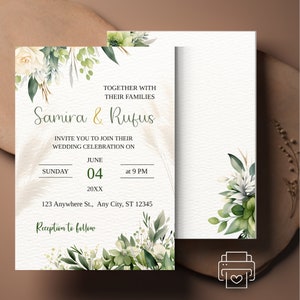 Invito a nozze modificabile, biglietto d'invito a nozze, invito a nozze digitale, invito a matrimonio, matrimonio, matrimonio