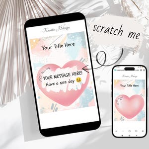 Digital scratch card, gift card to scratch, gift card, scratch card digital download, balloons gift card, birthday invitation