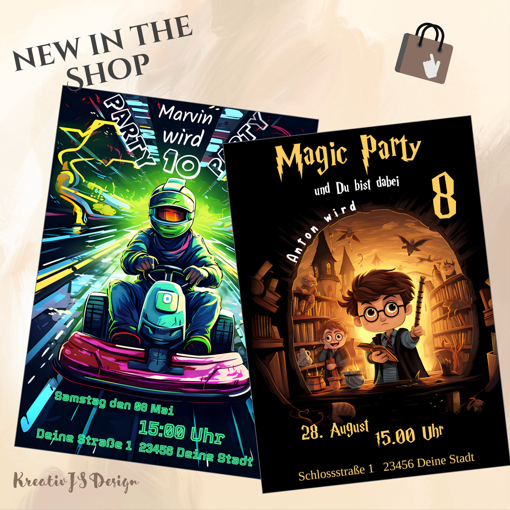 24k Magic Invite Magician Birthday Invitation Template Editable Digital Download ...