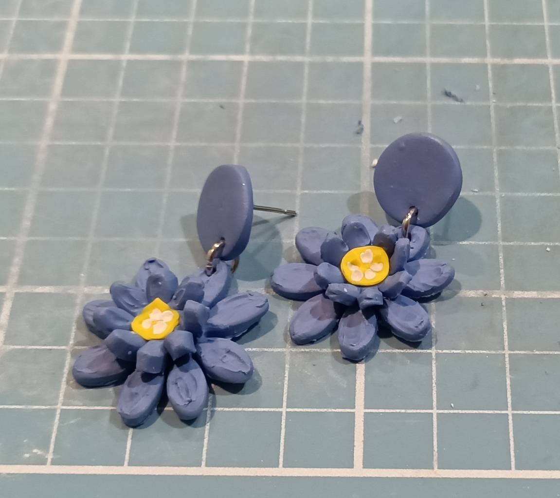 Lotus Flower Handmade Polymer Clay Etsy