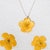 Real Rose Petal Pendant on Chain Terrarium Jewelry Real Flower Dried ...