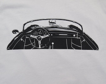 Porsche 356 Speedster dash custom T-shirt SCCA Le Mans PCA POC Carrera 356A 356B