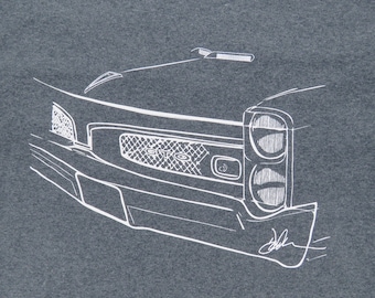 1967 Pontiac GTO Muscle Car T-shirt Gray LeMans Tri Power Ran Air Muscle car NHRA Racing 60's