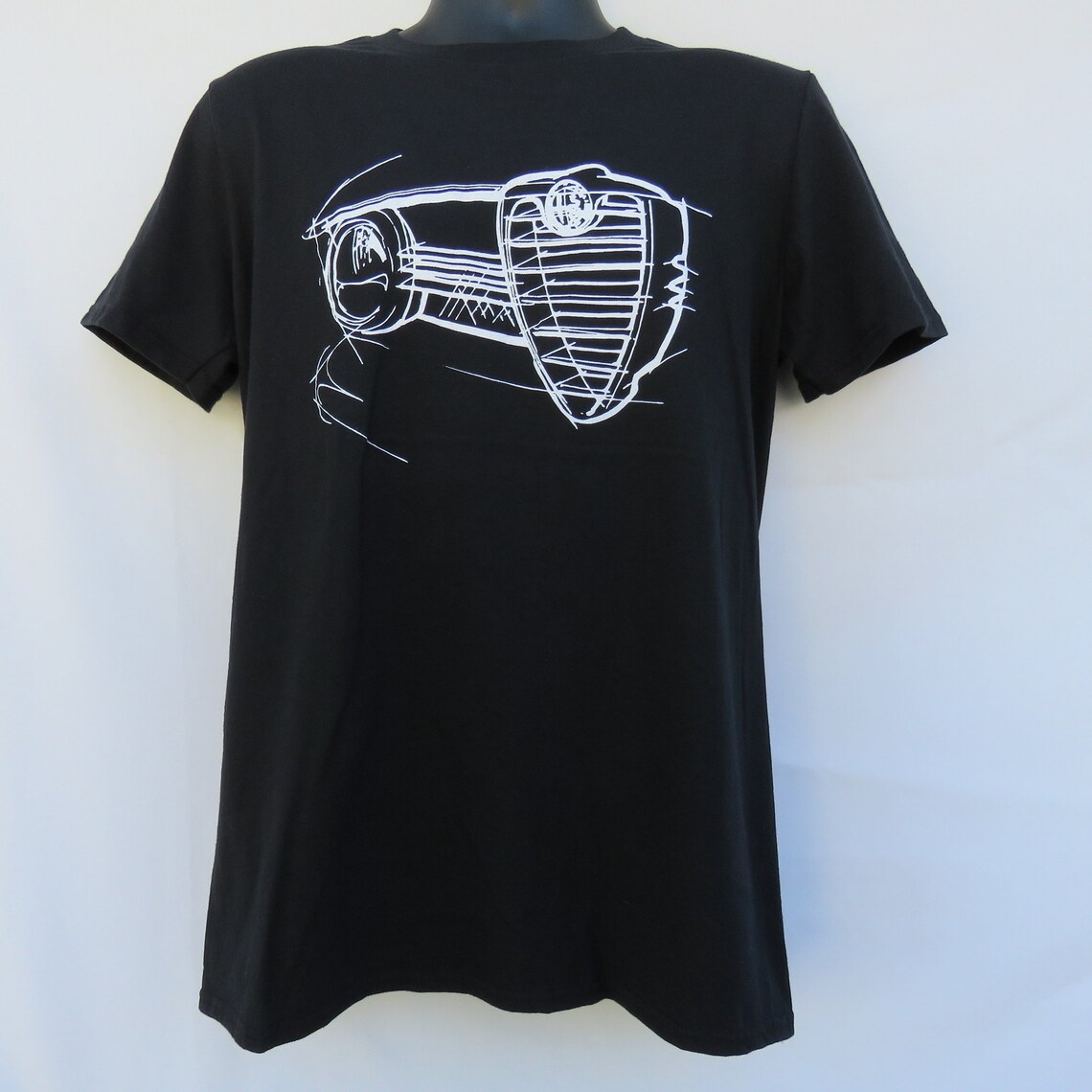 T-Shirt Alfa Romeo Giulietta Spider Veloce Cabrio – Maniche Lunghe, Design Laterale, Uomo