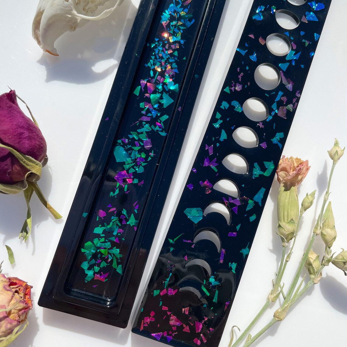 Incense Storage Box Incense Box Trinket Box Resin Incense Etsy