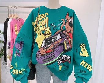 womens long oversized sweatshirt