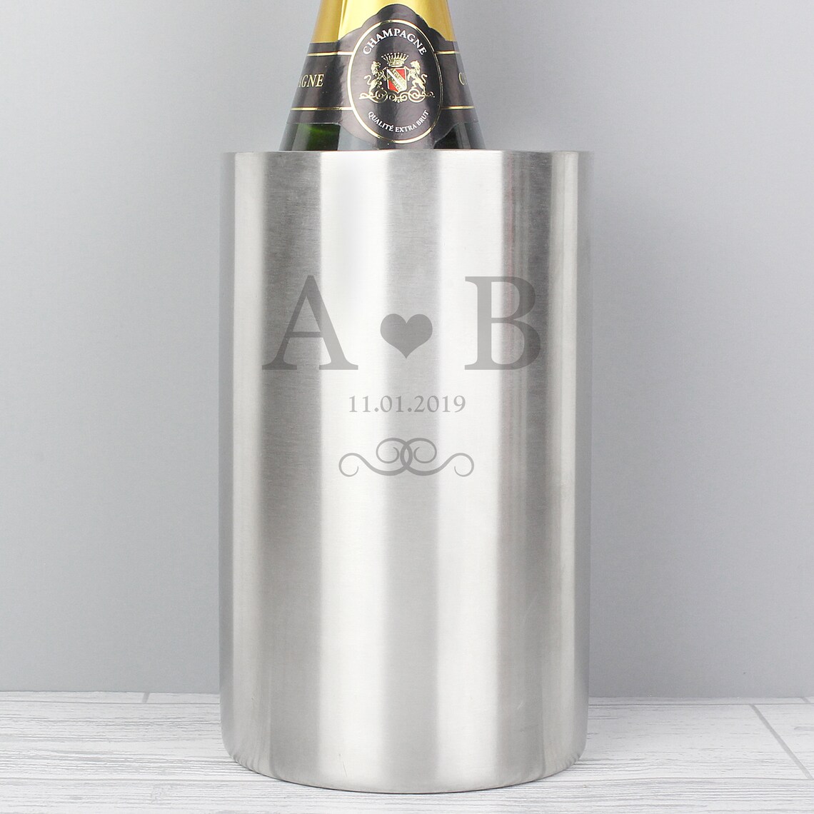 Personalised Monogram Wine Cooler Gift for Her Gift for Etsy UK