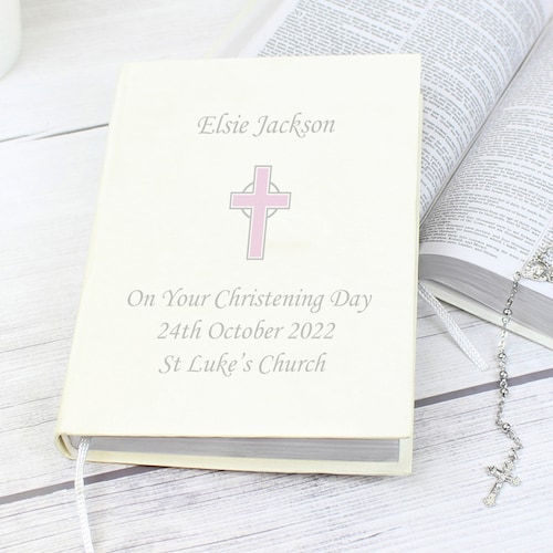 Personalised Bible Trinket Box Christening Gift Holy Etsy UK