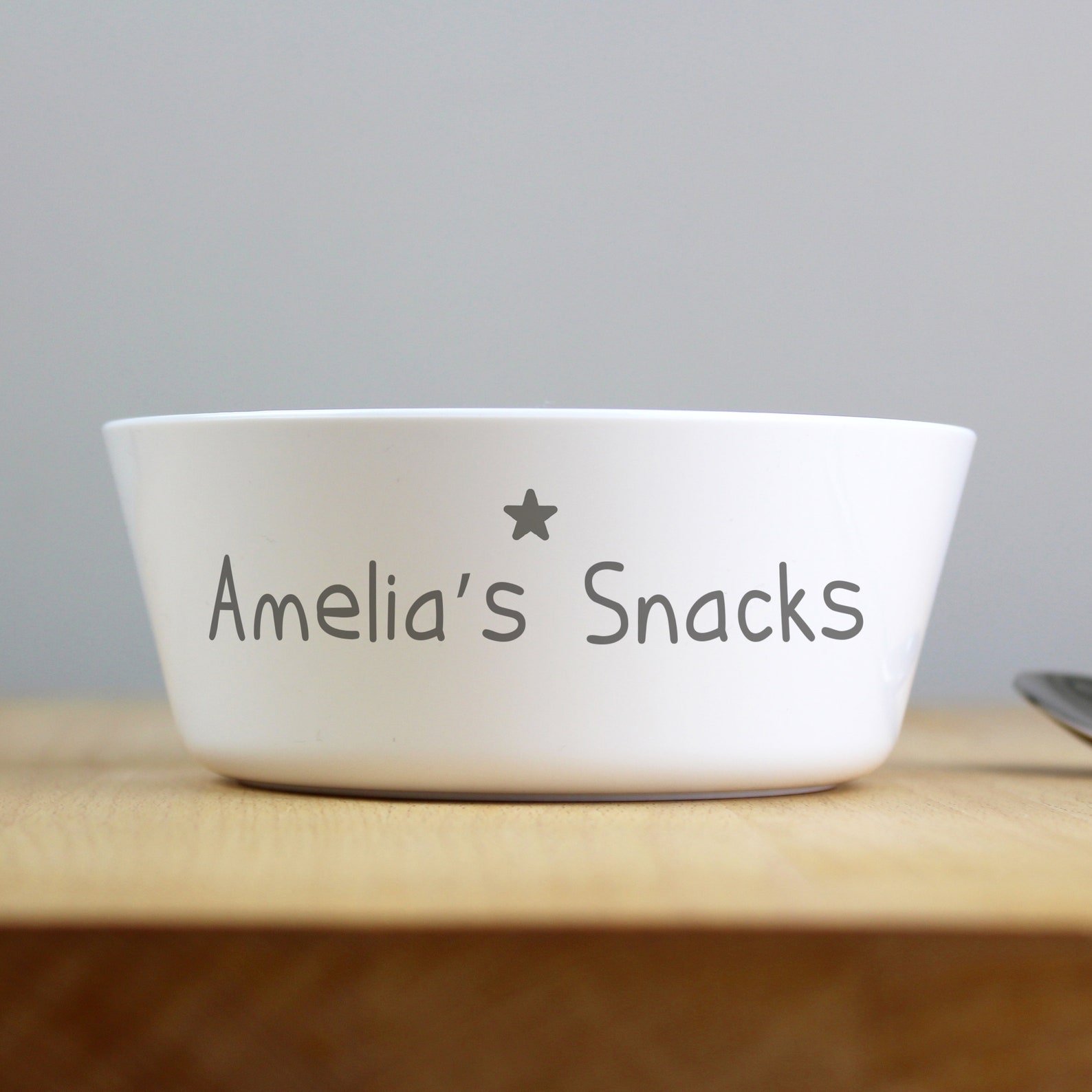 Personalised Plastic Bowl Name Only Popcorn Bowl Sweet Etsy UK