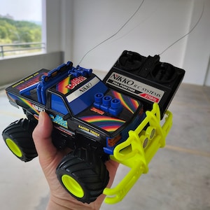 Vintage Retro Nikko Mad Cougar RC 1/20 Monster Truck boxed 27mhz Radio Control Retro