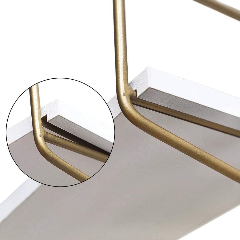 Gold Wall Shelf Floating Shelves Bathroom Mounted Shelving Etsy