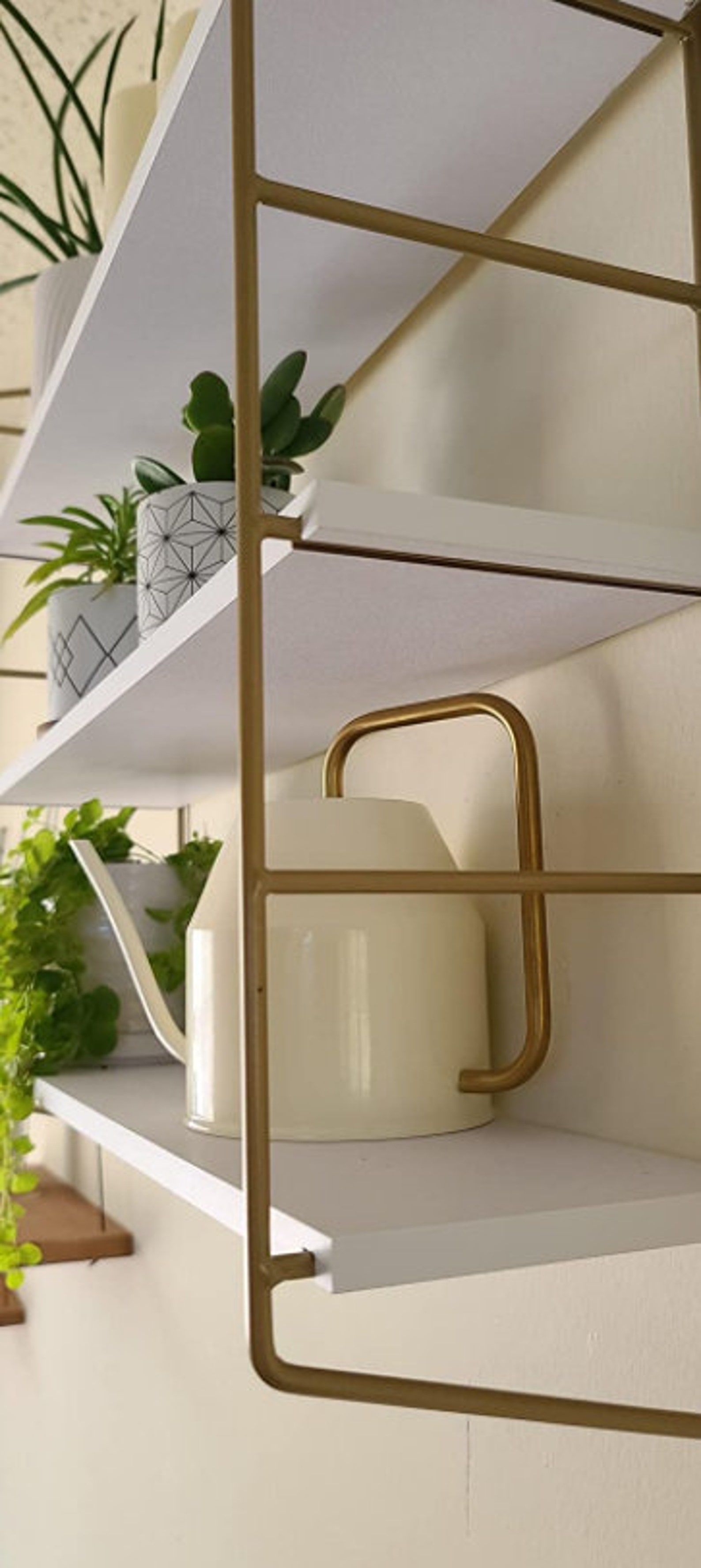 Gold Wall Shelf Floating Shelves Bathroom Mounted Shelving Etsy