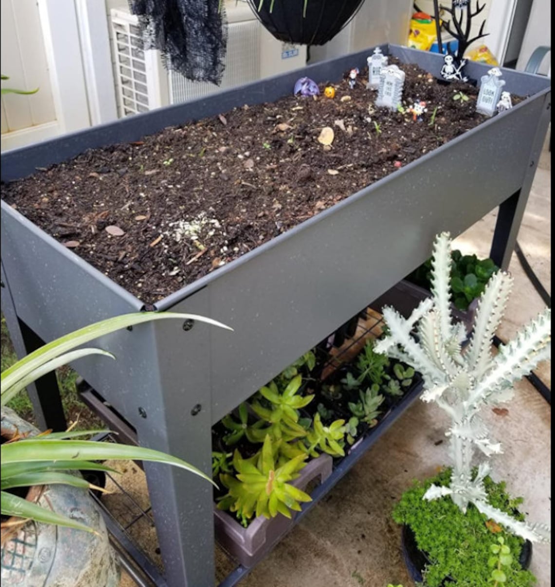 Raised Planter Box With Legs Outdoor Elevated Garden Bed on Etsy