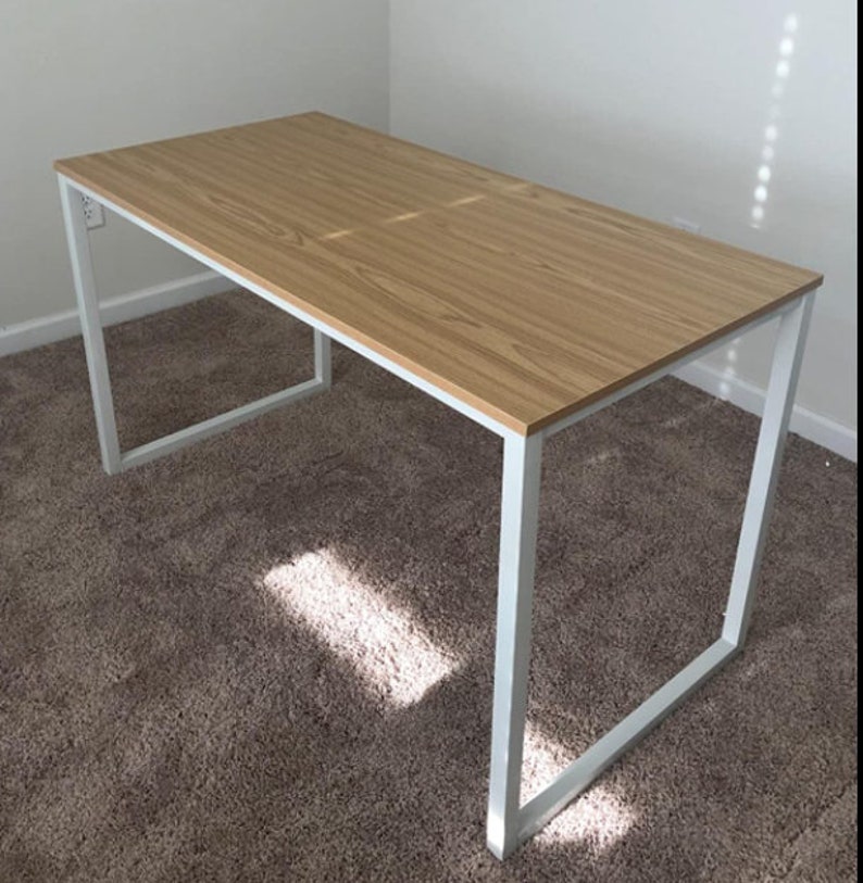 Home Office 48inch Computer Desk White/oak Etsy