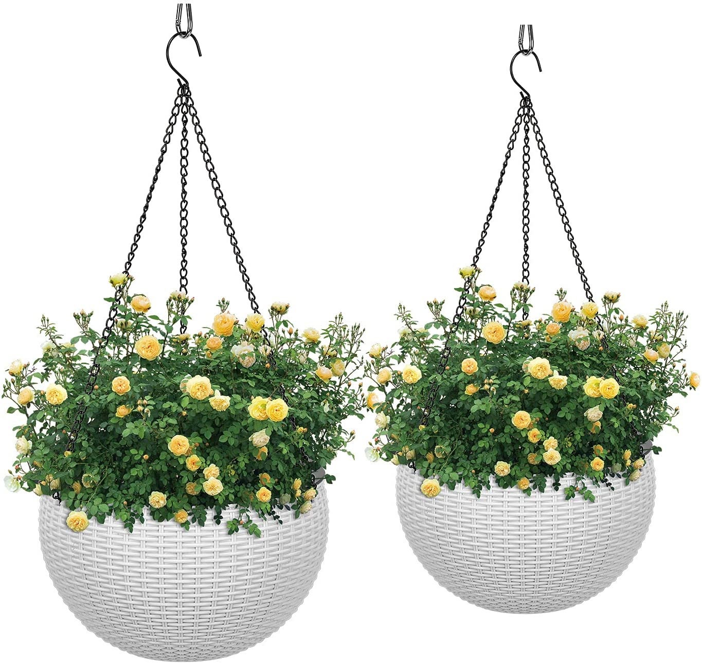 2 Pieces 8.3 & 10.2 Hanging Planter Self Etsy