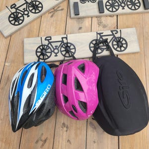 Bicycle Helmet Hanger. Helmet Holder. Coat Wall Hanger. Organizer For Helmet. Bike Décor. Organizer For Bicycle Accessories. Rack for Halmet