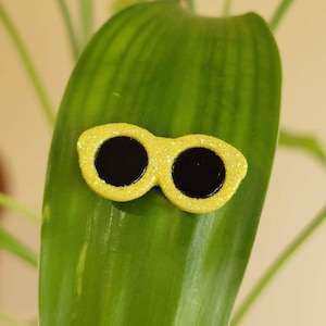AUAUY Plant Magnets Eyes for Potted Plants, 6PCS Silicone Plant Safe Magnet  Charms for Inoor Plant, Cute Plant Accessories Unique Gifts for Plant