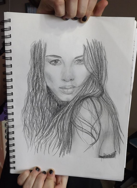 Caitriona Balfe Original Art, Caitriona Pencil Original Wall Art Decor