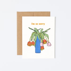 Tarjeta de felicitación premium mate texturizada Flores de primavera Tulipanes florales Rosa Azul Triste Amigo Niño Madre Padre Novia Novio Dolor