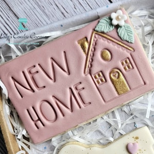 new home cookies/ new home biscuits/ new home gift/ housewarming cookies/ new home present/ house warming biscuits/ new house cookies image 2