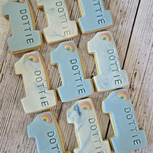 Any theme/Age cookies/Birthday cookies, birthday biscuits, number cookies, party favours, age cookies, age biscuits, party biscuits, cookies image 1