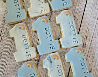 Any theme/Age cookies/Birthday cookies, birthday biscuits, number cookies, party favours, age cookies, age biscuits, party biscuits, cookies