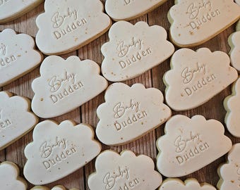 Baby Shower Cookies| Baby Shower Biscuits| New Baby Biscuits| New Baby Cookies| Cloud Cookies| Cloud Biscuits| Personalised Cookies
