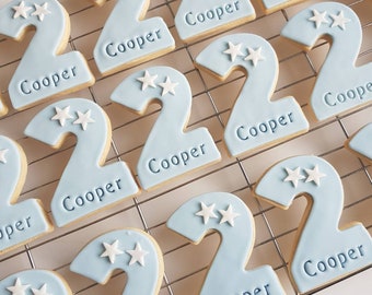 Birthday cookies, birthday biscuits, number cookies, party favours, age cookies, age biscuits, party biscuits, cookies, kids party cookies