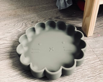 Pet Rabbit Bowl, Silicone Suction Plate, Cute Pet Bunny Toys, Small Animal Treats