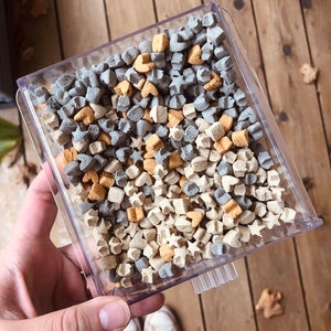 Funkelnde Lichter Konfetti, Kleintier-Leckerlis, Handgemachte Kaninchen-Leckerlis und Spielzeug, Haustier-Häschen-Leckerli