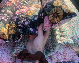 Lit réversible fait main pour lapin, petit lit rembourré pour animal de compagnie