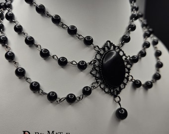 Gothic, Victorian, Medieval, Renaissance, Vampire Necklace.