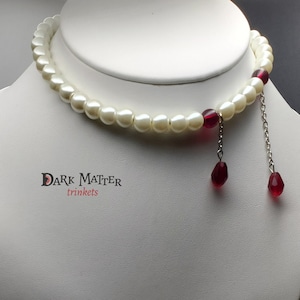 Vampire Bite, Gothic Choker, Halloween Jewelry