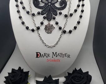 Gothic, Vampire, Victorian, Fantasy, Halloween Necklace.