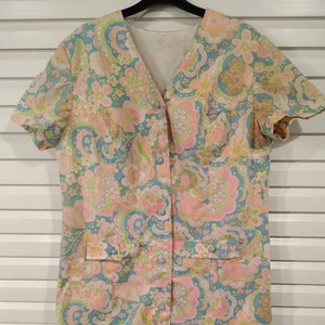 Vintage Summer Floral Dress